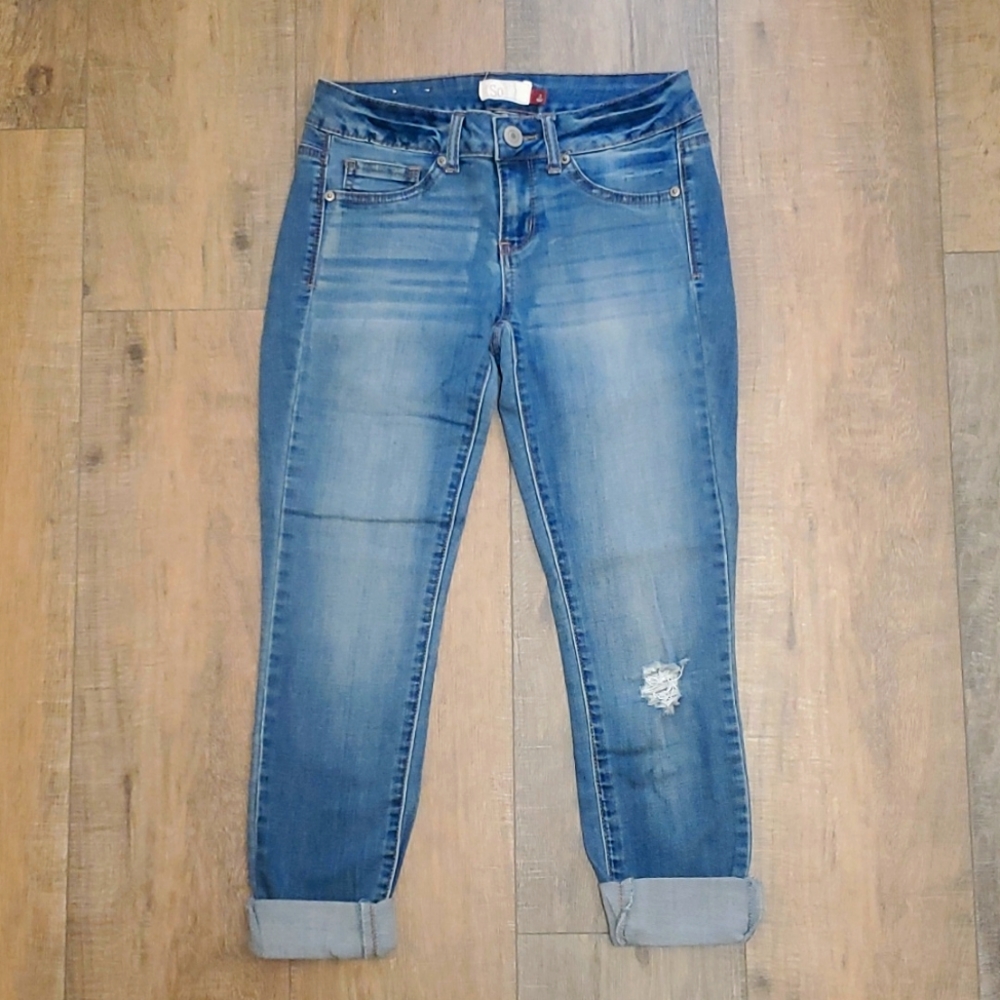 Juniors capri jeans